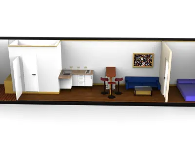 CONTAINER HOME 3D model