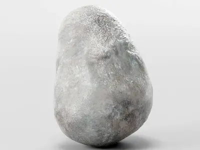 Smooth River Stones - Low-Poly Boulder Rock Collection Low-poly 3D model