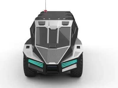 military apc 3D model