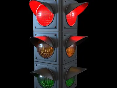 Trafic Light 3D model