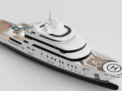 Albina Yacht 3D model