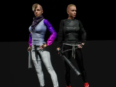 cyberpunk  g1 Low-poly 3D model