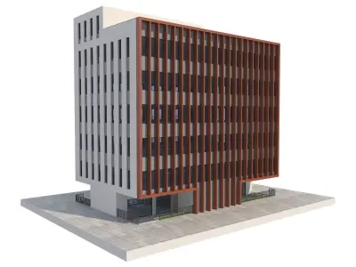 Office Building 2 3D model purchase