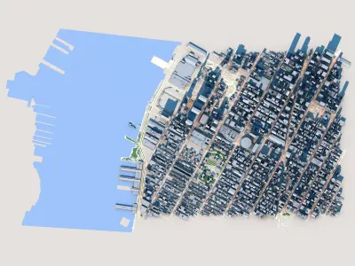New York City USA 3D model