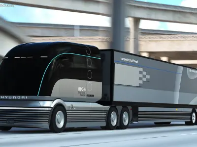  Semi Trucks with Trailer Generic Simple Interior Collection 