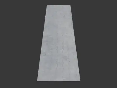 Worn Brick Pavement 3D Scan Low-poly 3D model