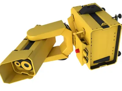 Airport Detection System Scan 3D model