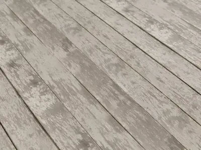 White Painted Wood Planks Texture