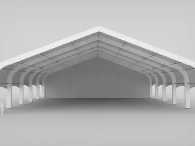 Clearspan Tent 3D model