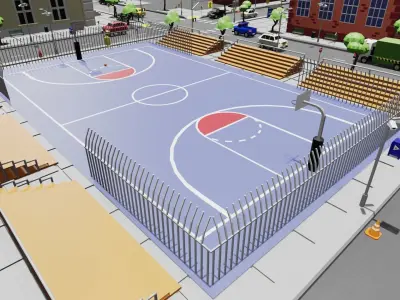 City Mega Pack Low-poly 3D model