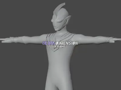 Ultraman Trigger Sky Type - 3D Model 3D model