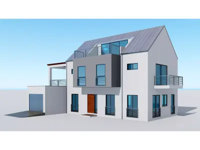 Modern House 14 3D model