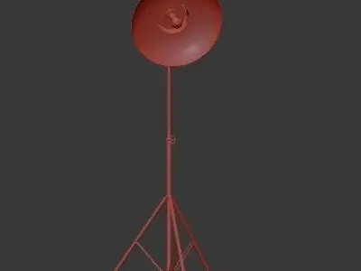 Loft floor lamp 3D model