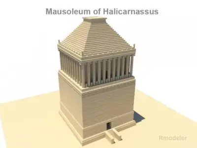 Mausoleum of Halicarnassus 3D model