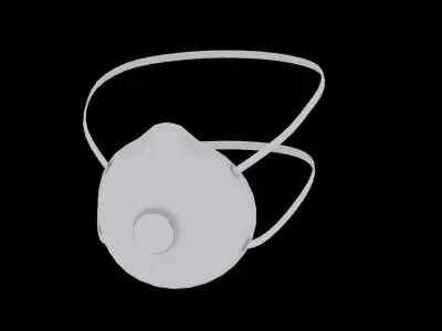 Covid Protective Facemask 3D model