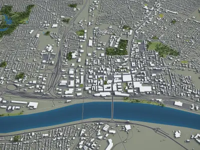 Springfield Low-poly 3D model