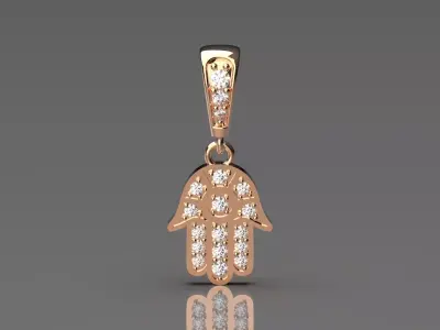 hand jewelry pendant jp0151 Free 3D print model