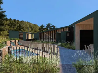 BY House Low-poly 3D model