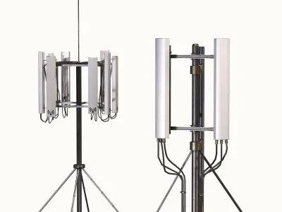 Radio Antenna 3D model