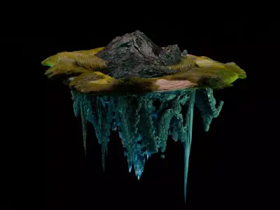 Floating Island  3D model