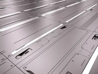 Sci Fi Panels KitBash 02 3D model