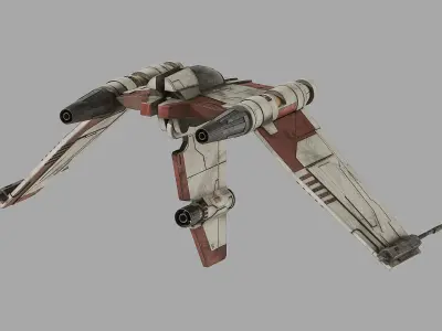 V-19 Torrent Starfighter - Star Wars  3D model