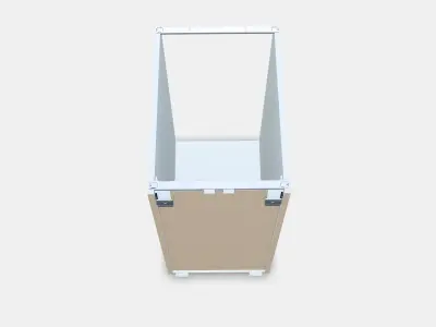 METOD Base cabinet frame 5 Low-poly 3D model