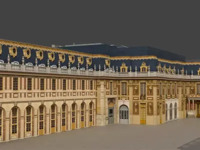 Palace of Versailles High Quality 3D Architectural Model 3D model