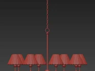 Chairez 6 lights 3D model