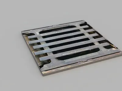 Sewer Grate 10 3D model