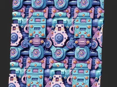 Sci-FI Seamless Texture  Texture purchase