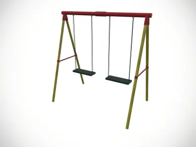 Swing Low-poly 3D model