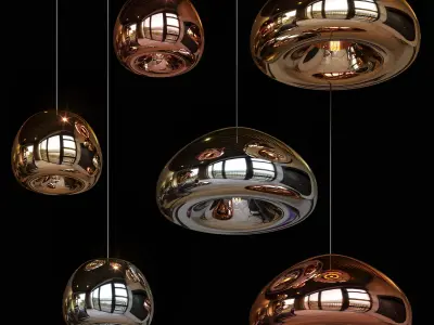 Pendant Lights Hollow Pendant Lamp 3D model
