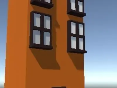 LowPolyBuilding building Low-poly 3D model