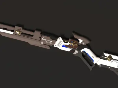 HONKAI IMPACT STAR RAIL - BRONYA RAND WEAPON -3D FILE STL- 3D print model