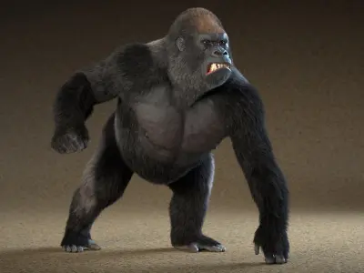  Rigged Gorilla 