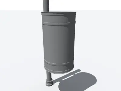 trash bin 3 3D model