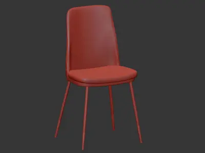CHAIR LIONEL LIGHT GREY 3D model