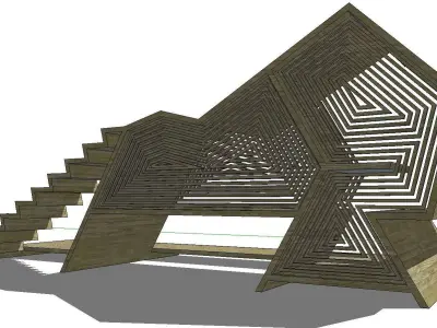 Creative Design-Holiday Cabin-022 3D model