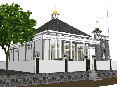 Architecture-Religion-God-Culture-Temple -0238 3D model