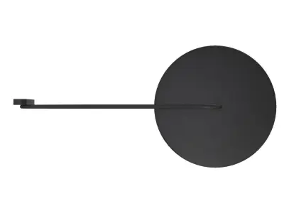 Matte Black Articulating Wall Sconce Wall Light 3D model