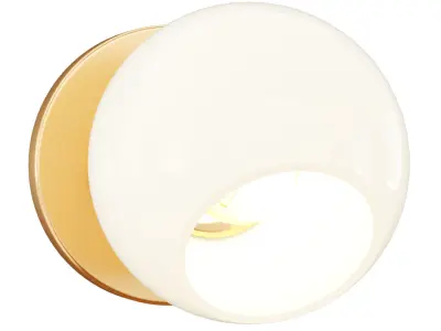Staggered Glass 1-Light Sconce 3D model