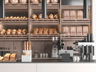 Cafe Bakery 02 3D model