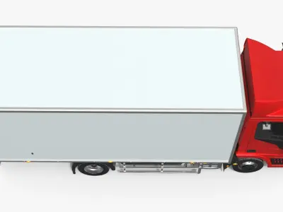  Commercial Cargo Delivery Box Lorry 