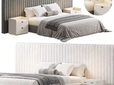 MINNESOTA Bed by cazarina 3D model