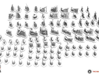 Feudal Guard - Upgrade Pack 1 3D print model