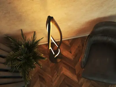 Modern Floor Lamp 3D model order