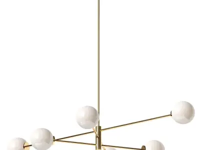 Trevi pendant 6 by CTO Lighting 3D model