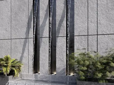 WATERFALL FOUNTAIN CASCADE  NO15 A 3D model