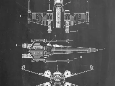 Star wars board Free 3D model